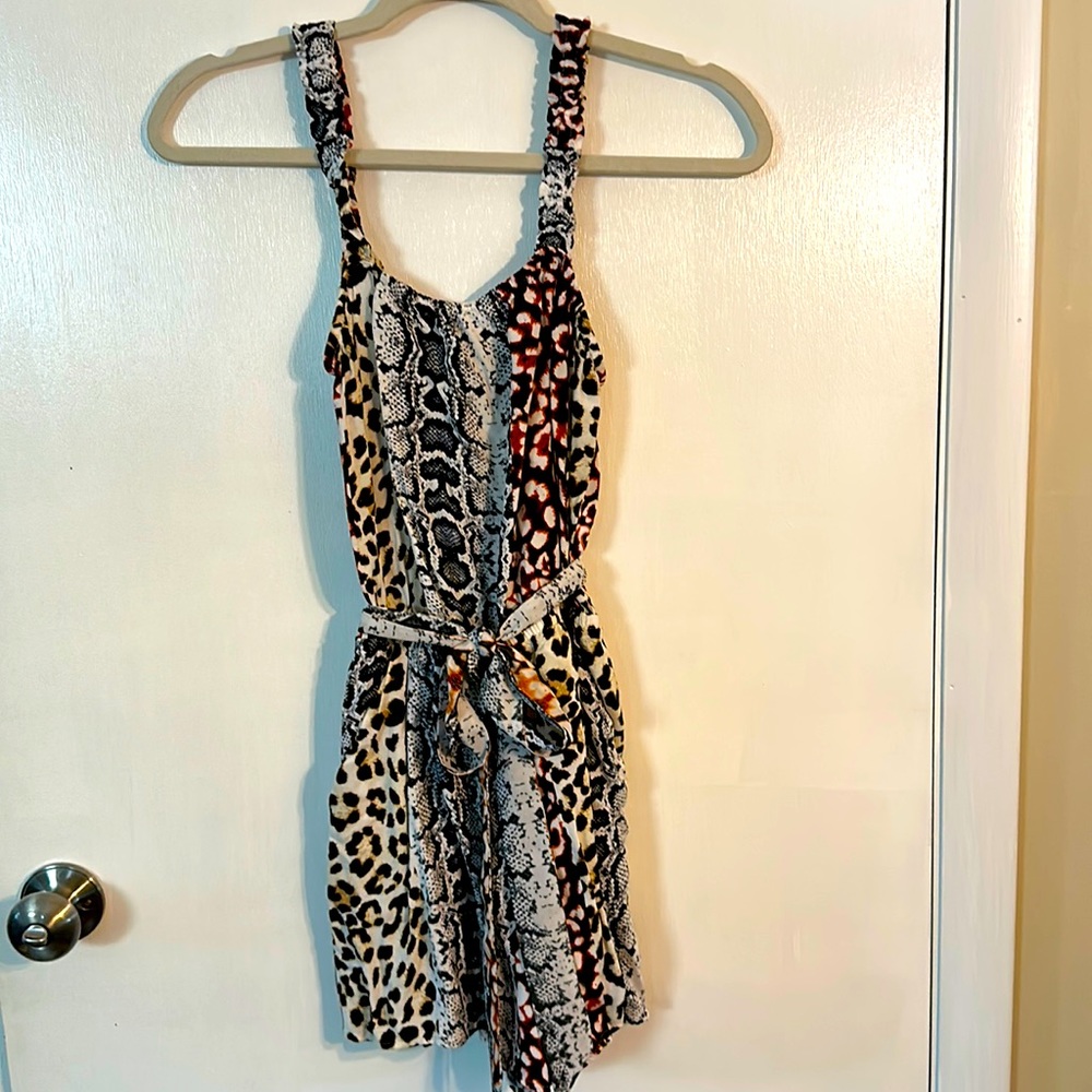 Animal Print Summer Romper Size XS